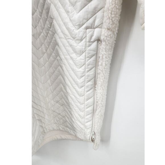 Athleta Cozy Day Hybrid Coat Long Sherpa Jacket Women's Plus Size 1X - Picture 9 of 12